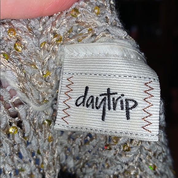 Daytrip sequin cardigan sweater large - Picture 9 of 10